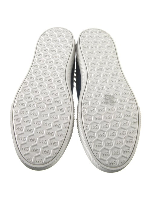 Stuart Weitzman Denim Beaded Accents Sneakers