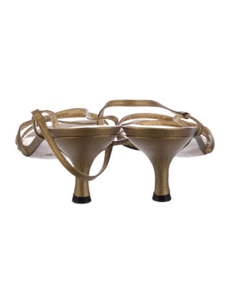 Stuart Weitzman Leather Slingback Flats