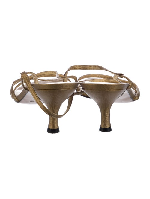 Stuart Weitzman Leather Slingback Flats