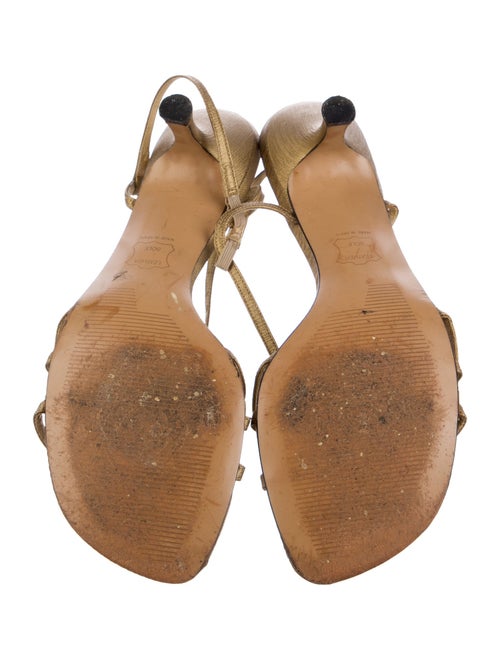 Stuart Weitzman Leather Slingback Flats