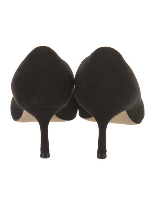 Stuart Weitzman Suede Crystal Embellishments Pumps