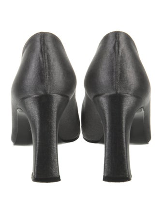 Stuart Weitzman Satin Crystal Embellishments Pumps