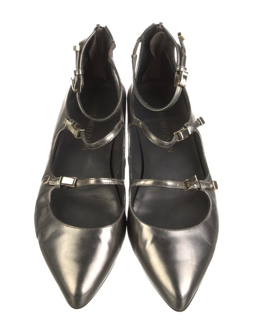 Stuart Weitzman Patent Leather Mary Jane Flats