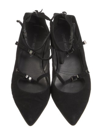 Stuart Weitzman Suede Flats