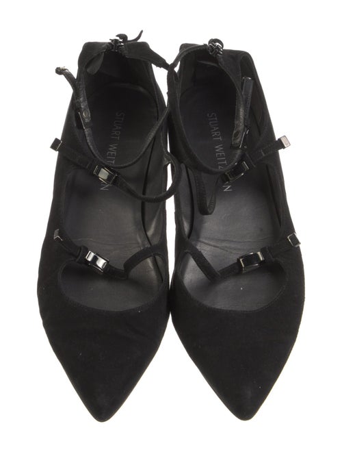 Stuart Weitzman Suede Flats
