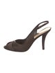 Stuart Weitzman Satin Slingback Pumps