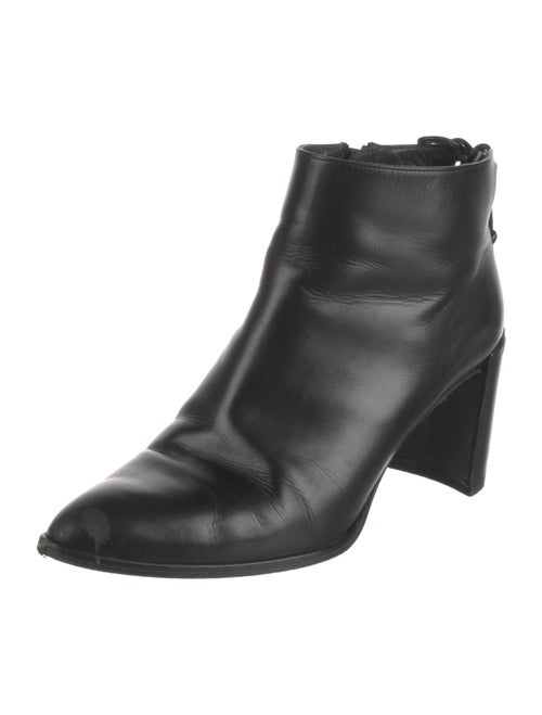 Stuart Weitzman Leather Cutout Accent Boots