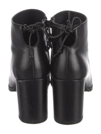 Stuart Weitzman Leather Cutout Accent Boots