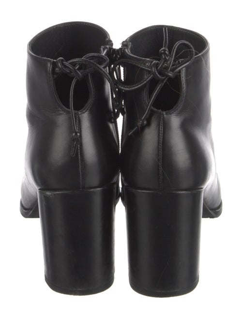 Stuart Weitzman Leather Cutout Accent Boots
