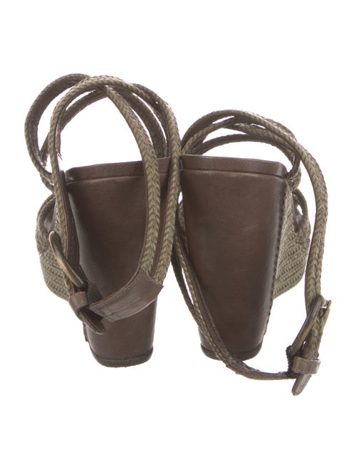 Stuart Weitzman Raffia Cutout Accent Espadrilles