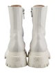 Stuart Weitzman Leather Combat Boots