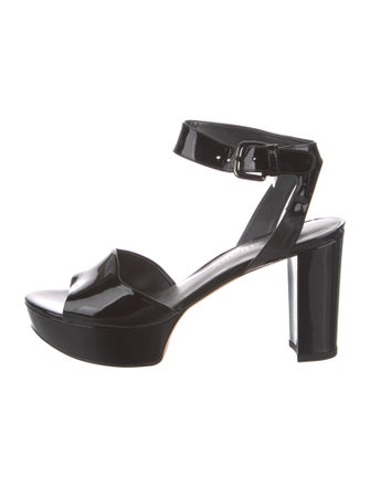 Stuart Weitzman Patent Leather Sandals