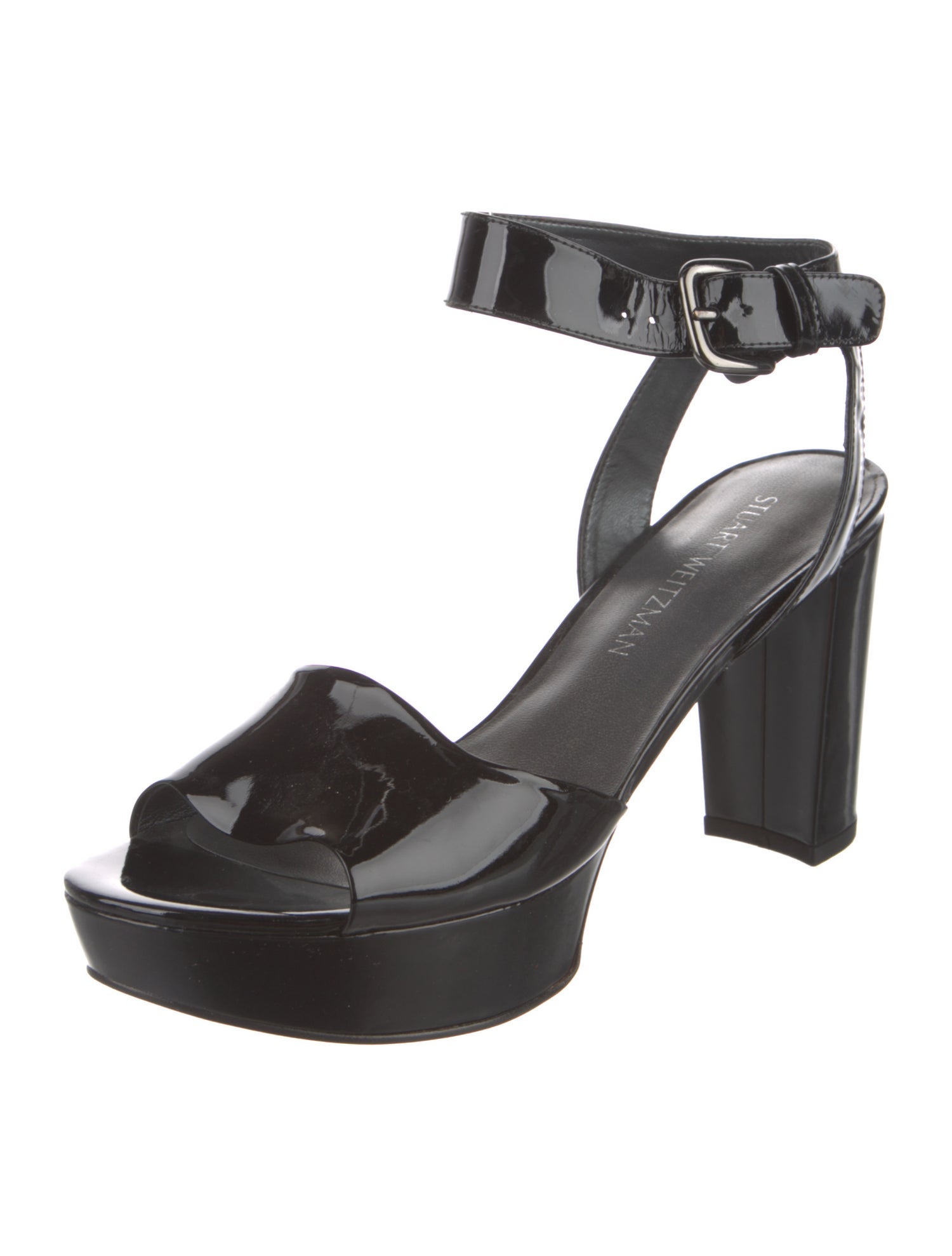 Stuart Weitzman Patent Leather Sandals