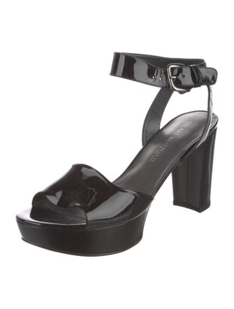 Stuart Weitzman Patent Leather Sandals