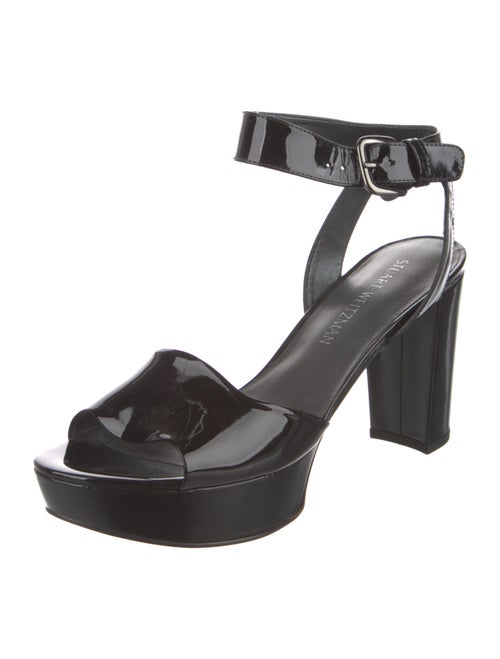 Stuart Weitzman Patent Leather Sandals