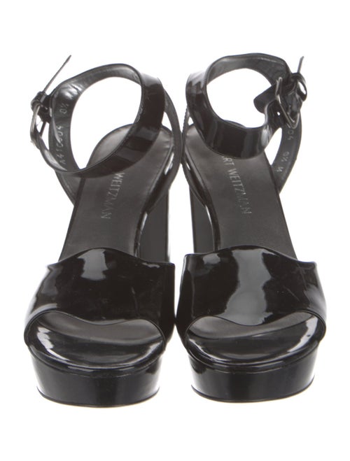 Stuart Weitzman Patent Leather Sandals