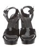 Stuart Weitzman Patent Leather Sandals