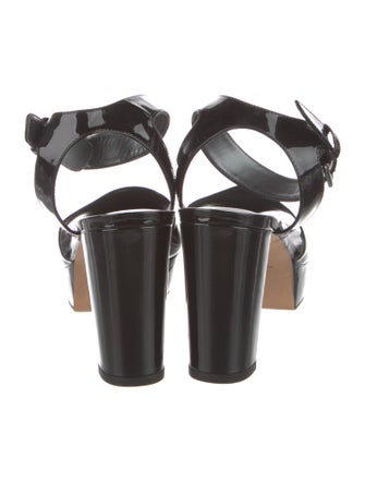 Stuart Weitzman Patent Leather Sandals