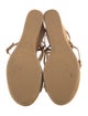 Stuart Weitzman Suede Tassel Accents Sandals