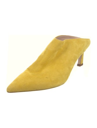 Stuart Weitzman Suede Mules