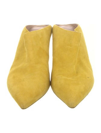 Stuart Weitzman Suede Mules