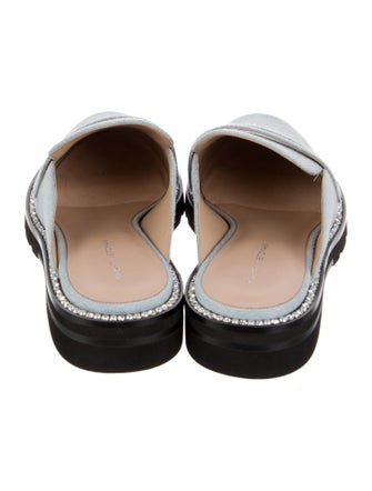 Stuart Weitzman Denim Mules