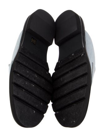 Stuart Weitzman Denim Mules