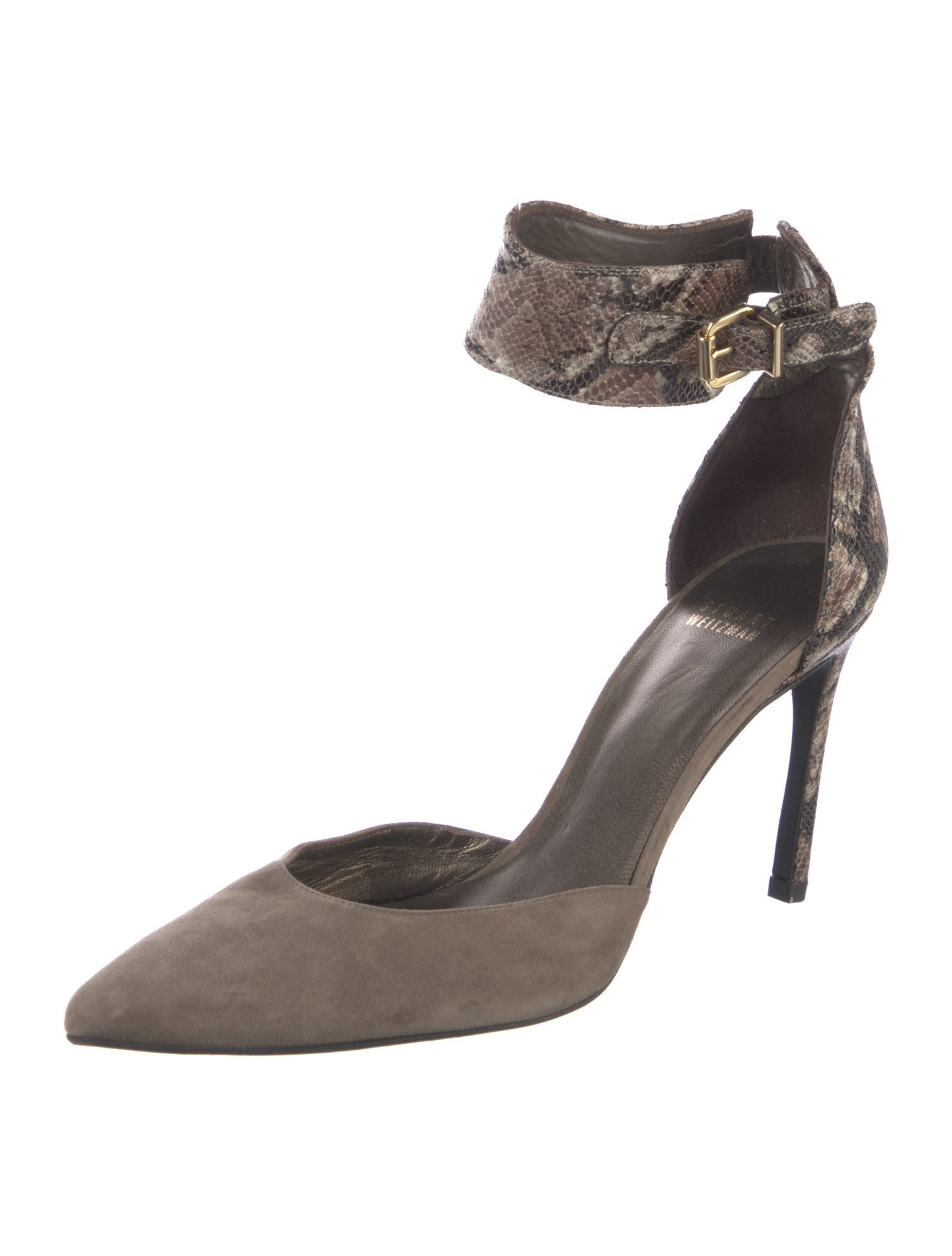 Stuart Weitzman Animal Print D'Orsay Pumps