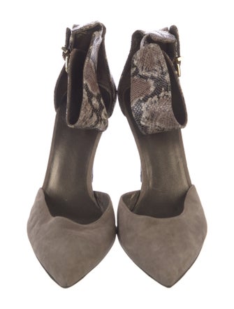 Stuart Weitzman Animal Print D'Orsay Pumps