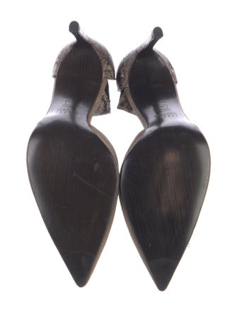 Stuart Weitzman Animal Print D'Orsay Pumps