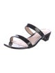 Stuart Weitzman Patent Leather Slides