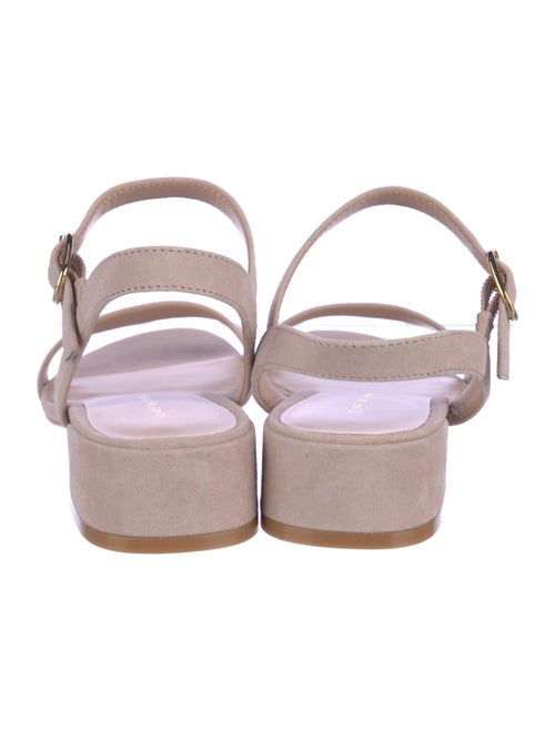 Stuart Weitzman Leather Slingback Sandals