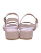 Stuart Weitzman Leather Slingback Sandals