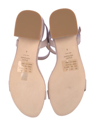 Stuart Weitzman Leather Slingback Sandals