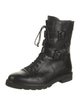 Stuart Weitzman Leather Combat Boots