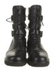 Stuart Weitzman Leather Combat Boots