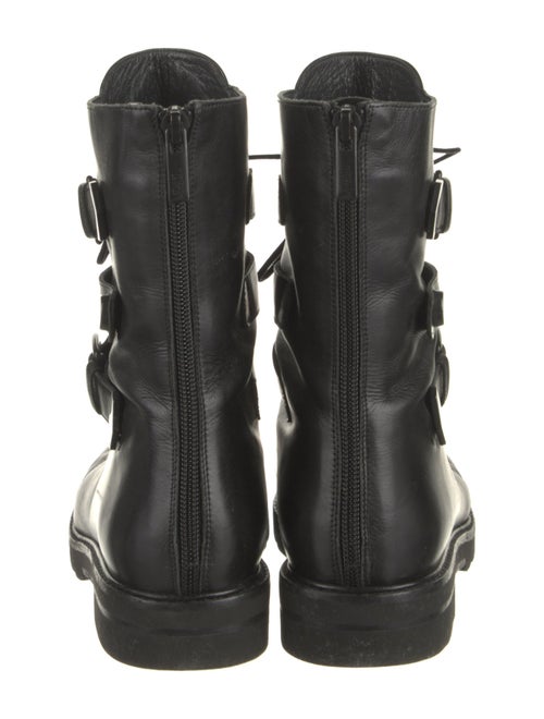 Stuart Weitzman Leather Combat Boots