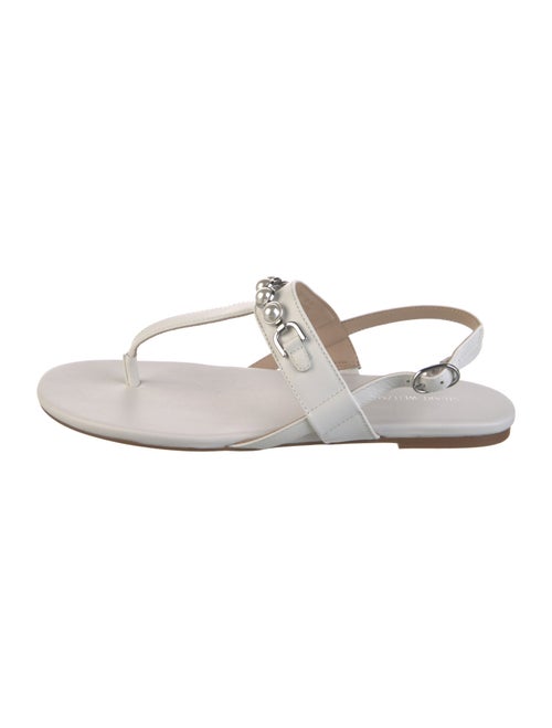 Stuart Weitzman Leather Slingback Sandals
