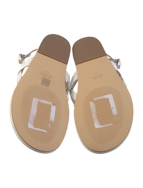 Stuart Weitzman Leather Slingback Sandals