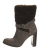 Stuart Weitzman Suede Colorblock Pattern Boots
