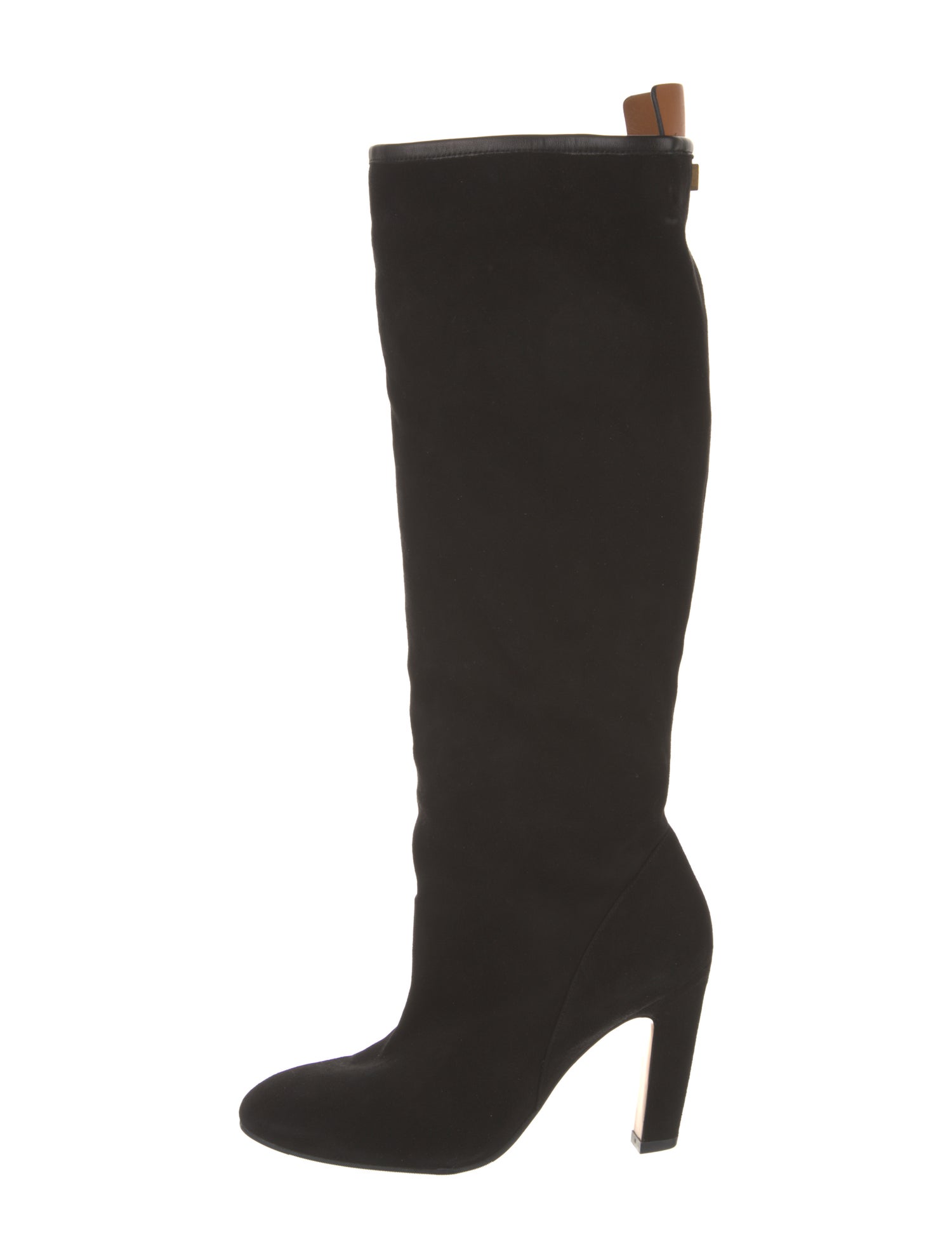 Stuart Weitzman Suede Studded Accents Boots