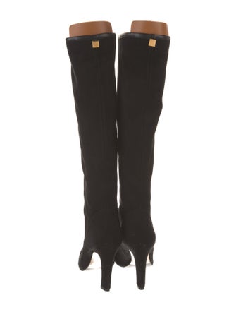 Stuart Weitzman Suede Studded Accents Boots