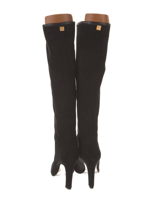 Stuart Weitzman Suede Studded Accents Boots