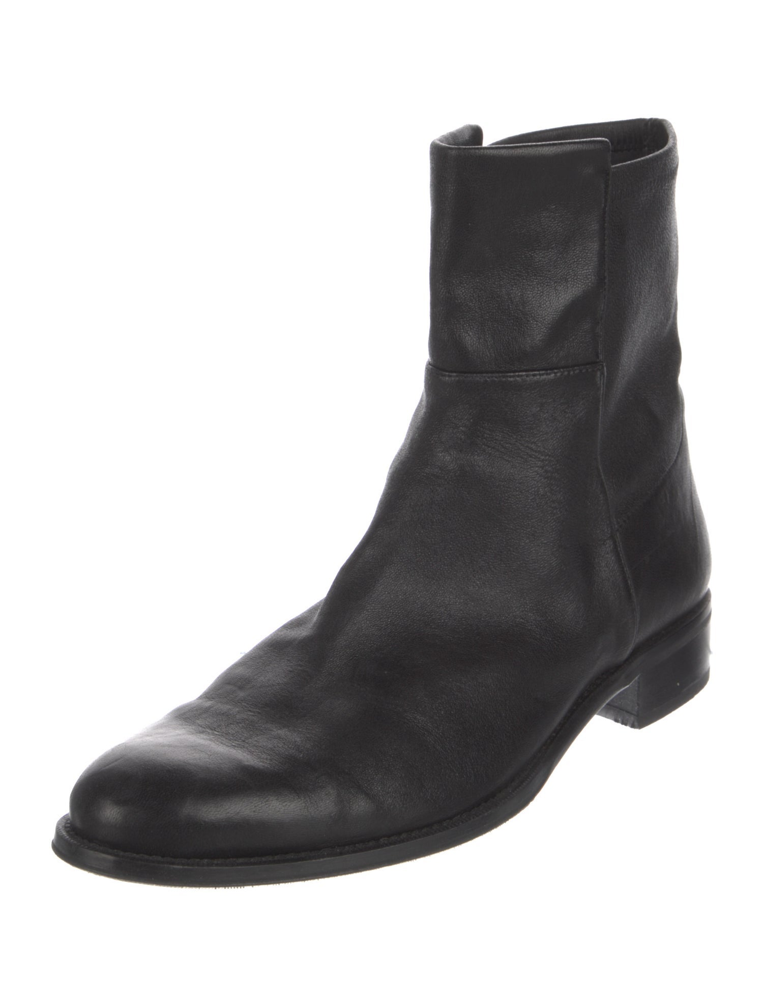 Stuart Weitzman Leather Chelsea Boots