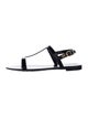 Stuart Weitzman Rubber T-Strap Sandals