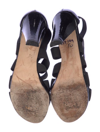 Stuart Weitzman Patent Leather Sandals