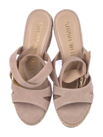 Stuart Weitzman Suede Espadrilles