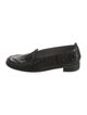 Stuart Weitzman Embossed Leather Loafers