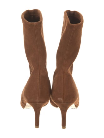 Stuart Weitzman Suede Sock Boots