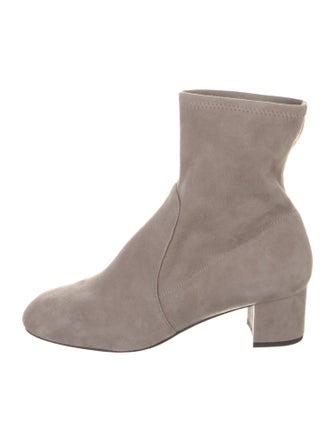 Stuart Weitzman Suede Sock Boots